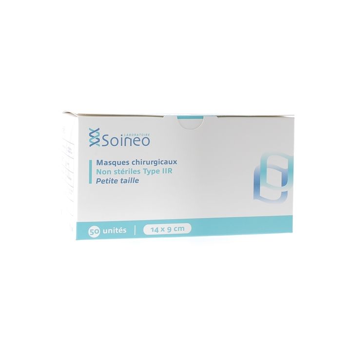 Masque m&eacute;dical enfant type IIR - bo&icirc;te de 50 masques