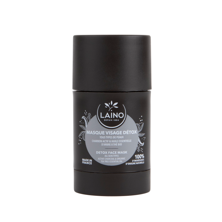 Masque visage en stick d&eacute;tox Laino - stick de 65g