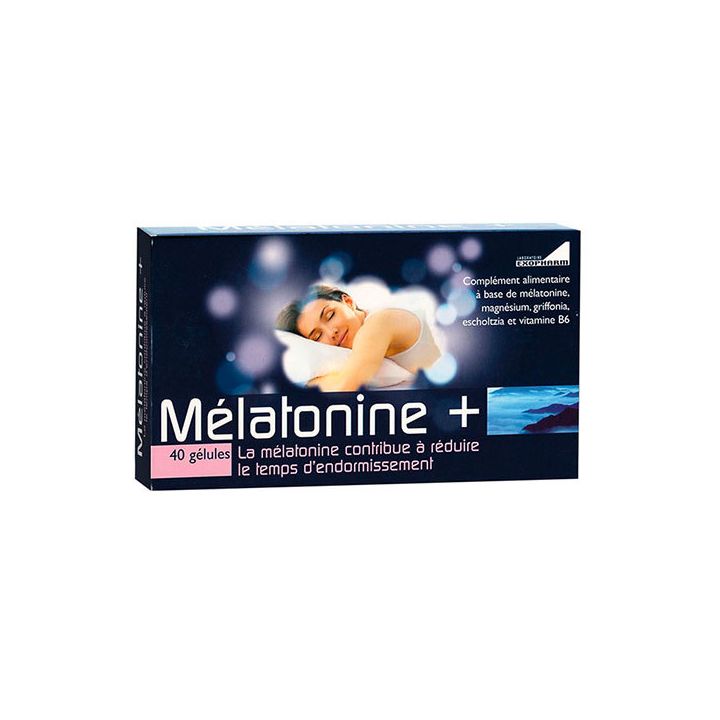 M&eacute;latonine+ Exopharm - boite de 40 g&eacute;lules