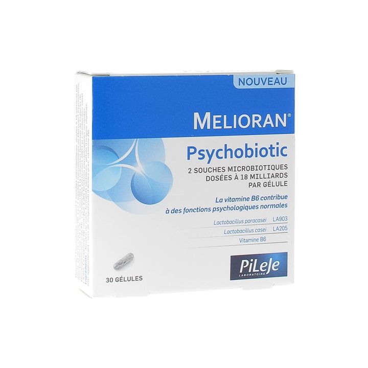 Melioran psychobiotic Pileje - boite de 30 g&eacute;lules