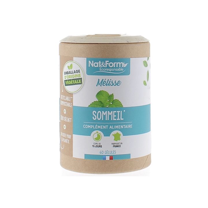 M&eacute;lisse Ecoresponsable Nat&Form - boite de 60 g&eacute;lules