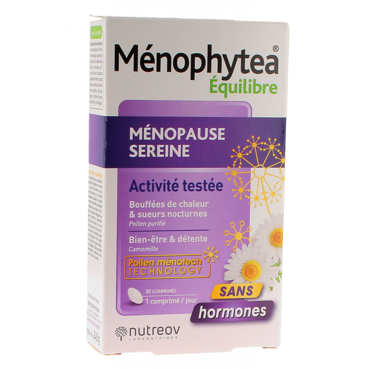 M&eacute;nophytea m&eacute;nopause sereine Nutreov - boite de 30 comprim&eacute;s