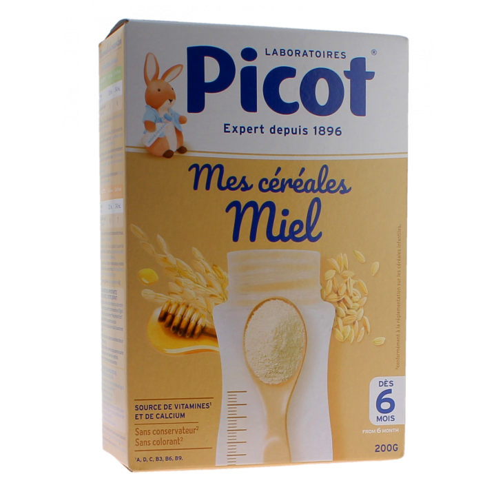 Mes c&eacute;r&eacute;ales miel Picot - boite de 200g