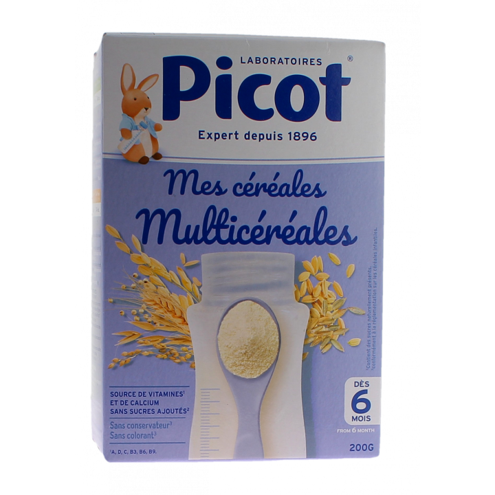 Mes c&eacute;r&eacute;ales multic&eacute;r&eacute;ales Picot - boite de 200g