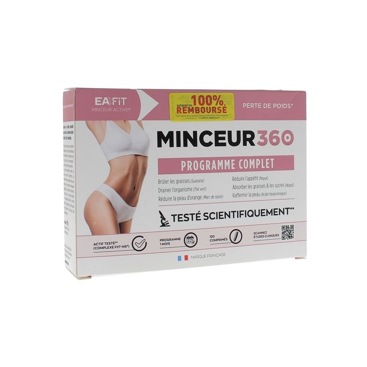 Minceur 360 programme complet Eafit - bo&icirc;te de 120 comprim&eacute;s