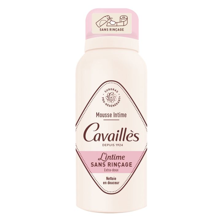 Mousse intime sans rin&ccedil;age extra-doux Cavaill&egrave;s - flacon de 100ml