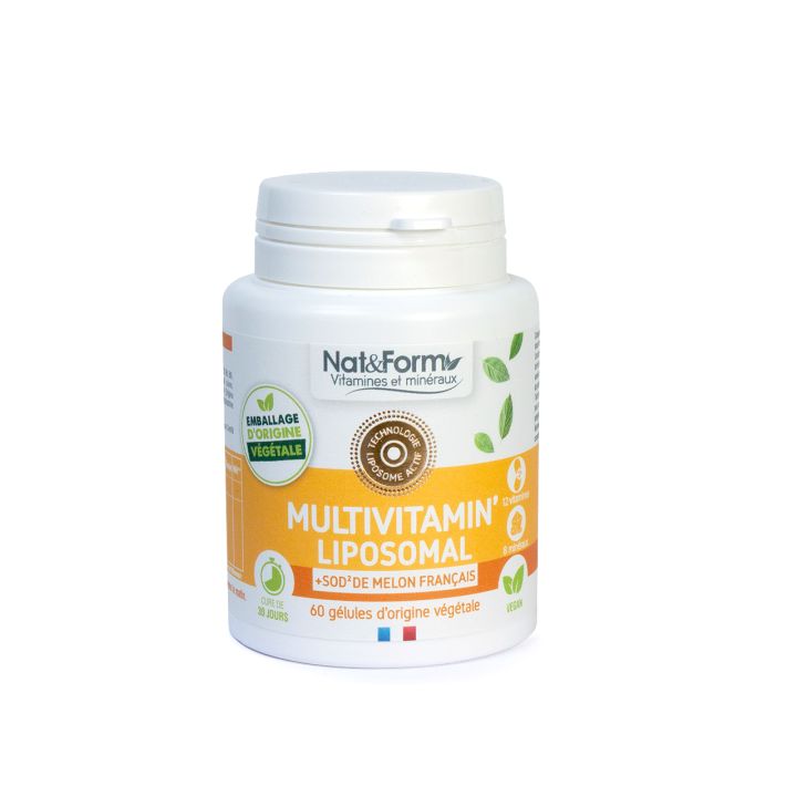 Multivitamin' Liposomal Nat&Form - bo&icirc;te de 60 g&eacute;lules