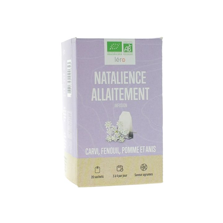 Natalience allaitement infusion bio L&eacute;ro - bo&icirc;te de 20 sachets