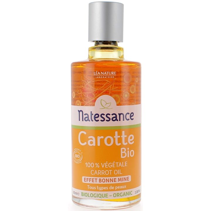 Natessance huile de carotte bio L&eacute;a Nature - flacon de 100ml