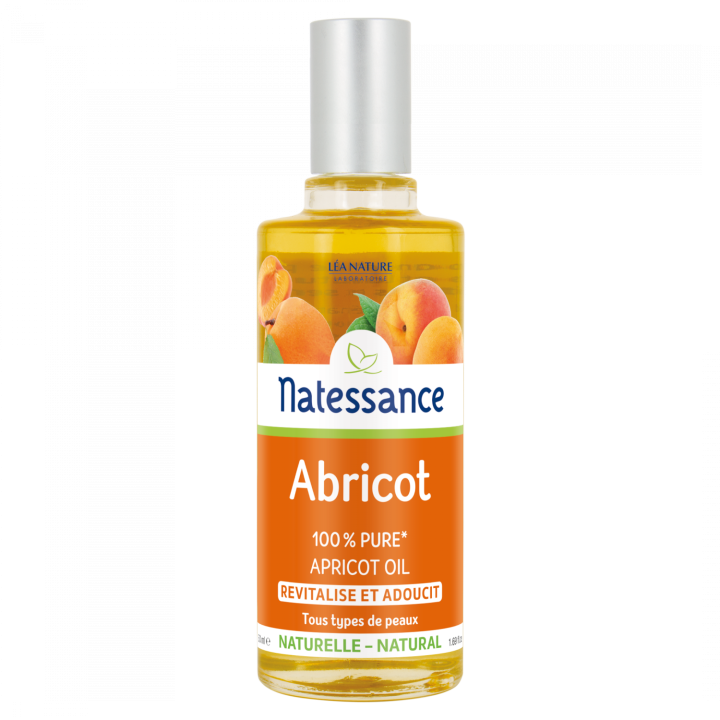 Natessance huile revitalisante abricot L&eacute;a Nature - flacon de 50 ml