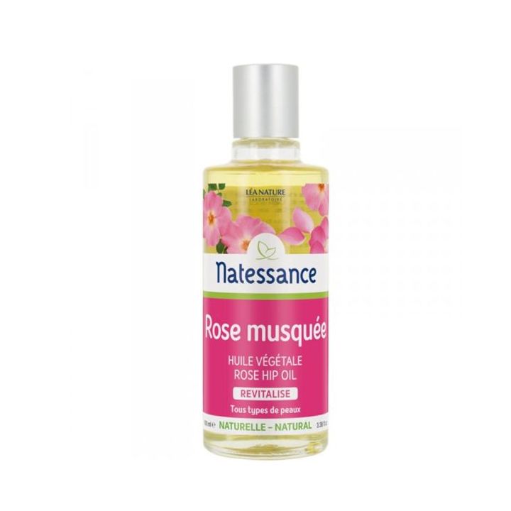 Natessance rose musqu&eacute;e r&eacute;paratrice et anti-&acirc;ge L&eacute;a Nature - flacon de 100 ml