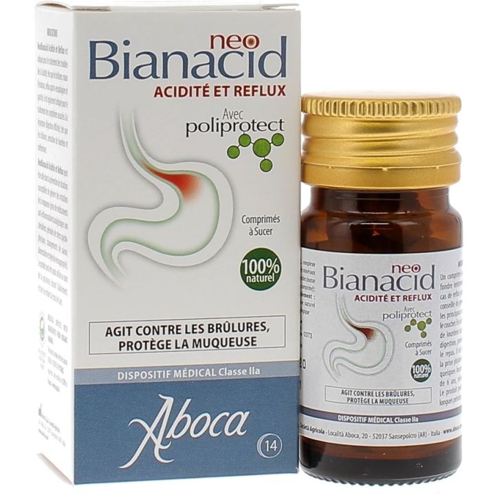 NeoBianacid acidit&eacute; et reflux Aboca - 14 comprim&eacute;s