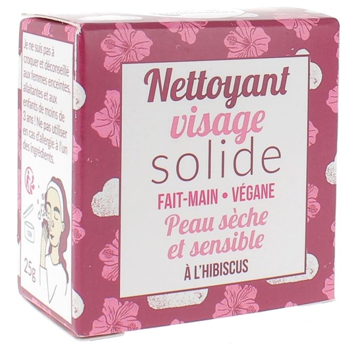 Nettoyant visage peau s&egrave;che et sensible Lamazuna - pain de 25g