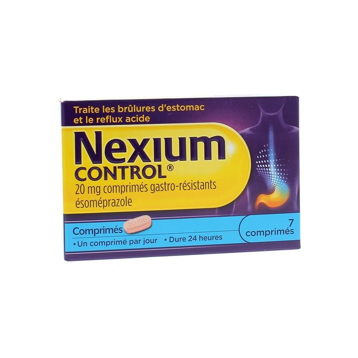 Nexium control 20 mg comprim&eacute; gastro-resistant - boite de 7 comprim&eacute;s