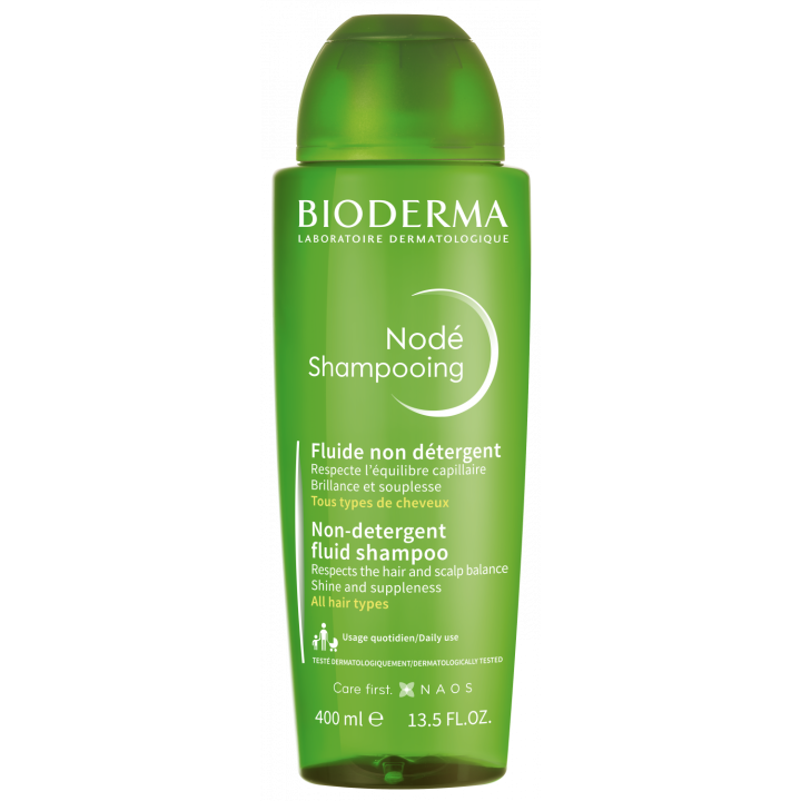 Nod&eacute; shampooing fluide non d&eacute;tergent Bioderma - flacon de 400 ml