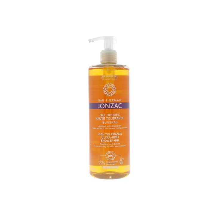 Gel douche surgras haute tol&eacute;rance Jonzac - flacon-pompe de 500 ml