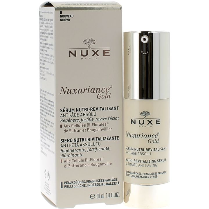 Nuxuriance Gold S&eacute;rum Nutri-Revitalisant Nuxe - flacon de 30 ml