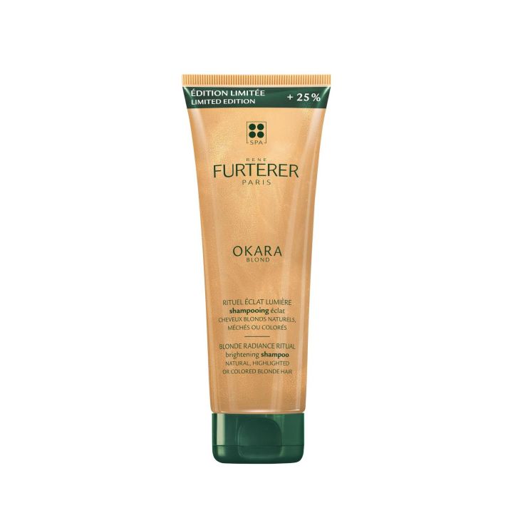 Okara blond Rituel &eacute;clat lumi&egrave;re Shampooing &eacute;clat Ren&eacute; Furterer - flacon de 250 ml dont 50 ml offerts