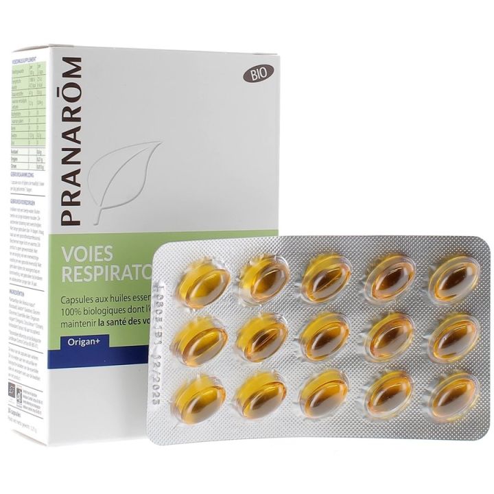 Ol&eacute;ocaps 1 nez et gorge Pranar&ocirc;m - boite de 30 g&eacute;lules