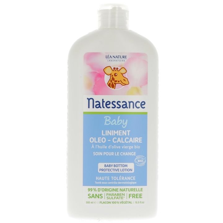 Ol&eacute;oliniment soin et toilette Natessance - flacon 500 ml