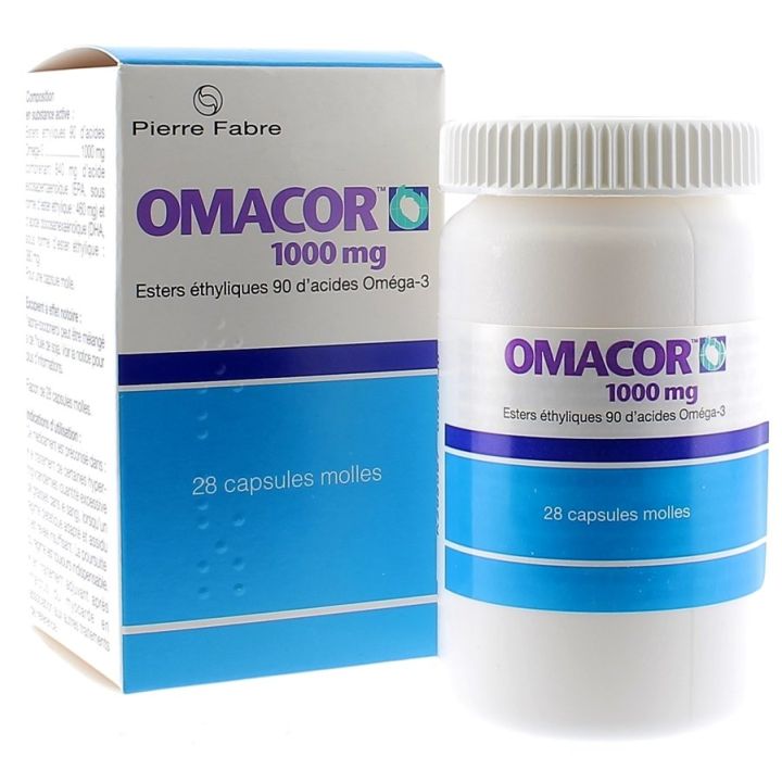 Omacor 1000 mg Pierre Fabre - 28 capsules molles