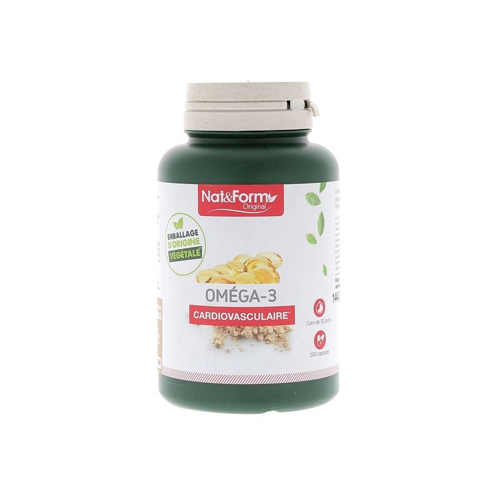 Om&eacute;ga-3 Original Nat&Form - boite de 200 capsules