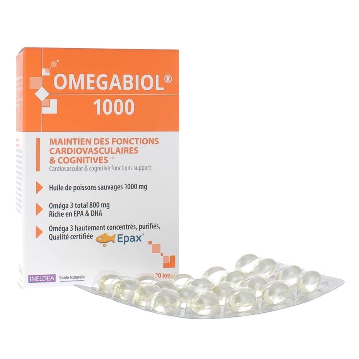 Om&eacute;gabiol 1000 Ineldea - bo&icirc;te de 60 capsules