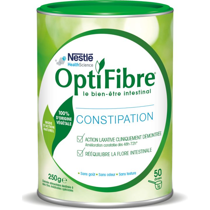 OptiFibre Poudre anti-constipation Nestl&eacute; - pot de 250g
