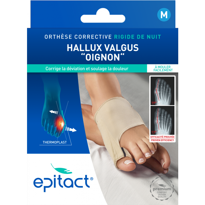 Orth&egrave;se corrective Hallux Valgus nuit Epitact - 1 unit&eacute; taille M