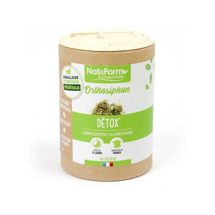 Orthosiphon Ecoresponsable Nat&Form - Boite de 60 g&eacute;lules