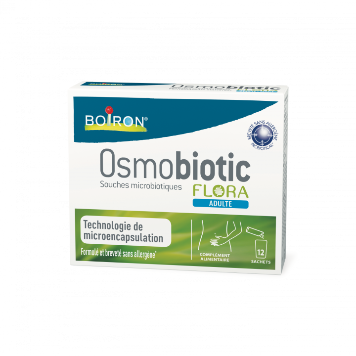 Osmobiotic Flora Adulte sachets Boiron - bo&icirc;te de 12 sachets