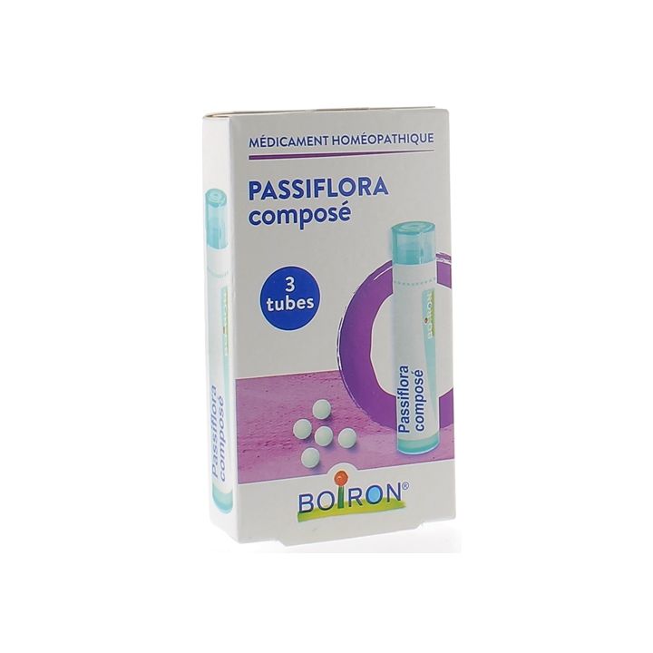 PASSIFLORA compos&eacute; granules Boiron - 3 tubes de 4g