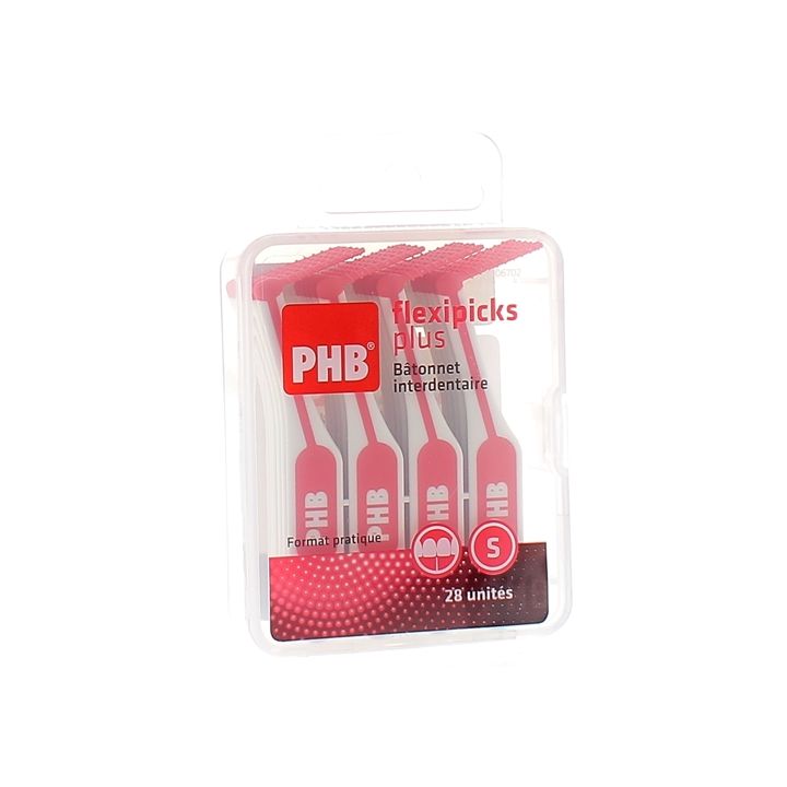 PHB Flexipicks Plus b&acirc;tonnet interdentaire Crinex - 28 unit&eacute;s