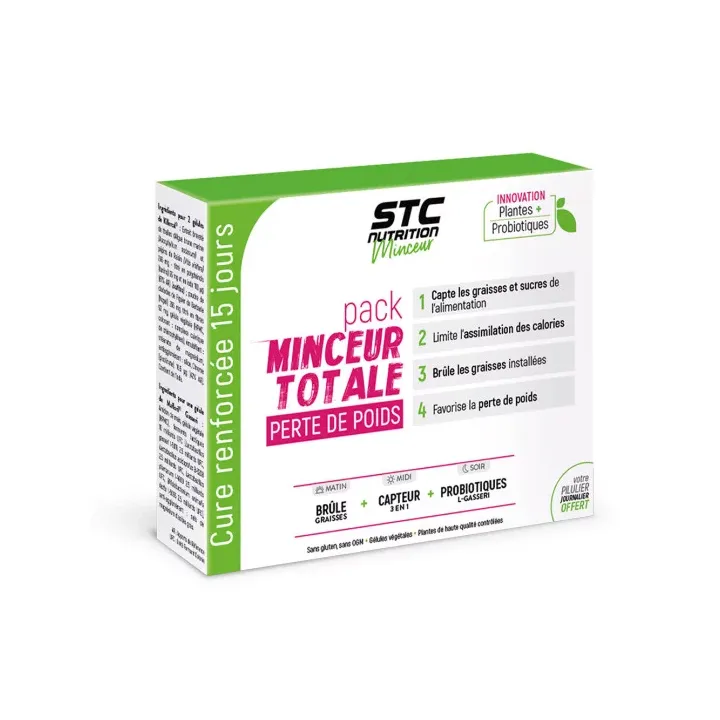 Pack minceur total STC Nutrition - boite de 30 g&eacute;lules