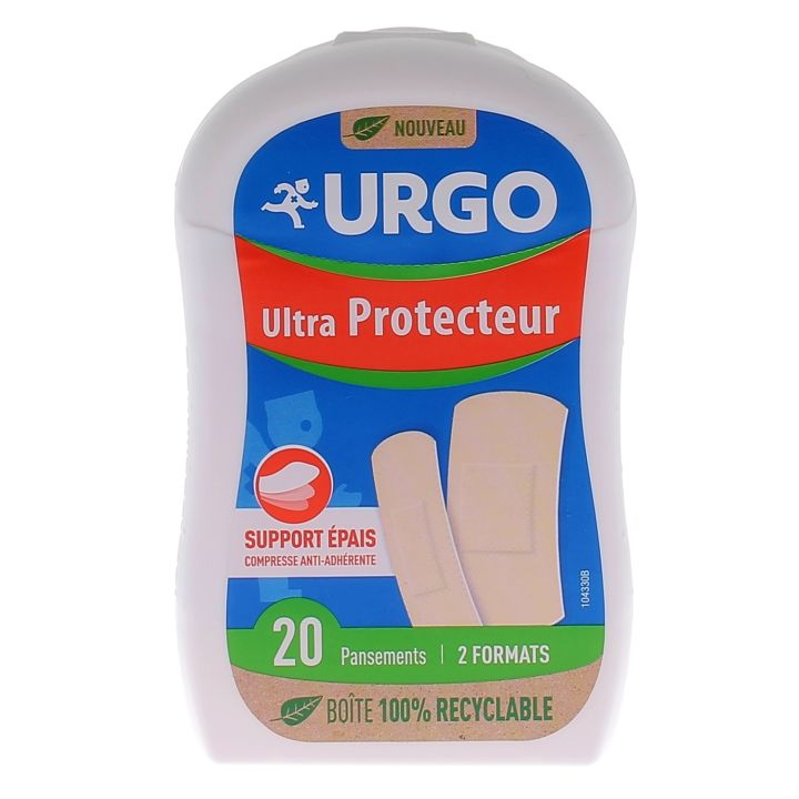 Pansement ultra-protecteur Urgo - bo&icirc;te de 20 pansements de 2 formats