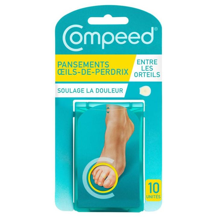 Pansements oeils-de-perdrix Compeed - bo&icirc;te de 10 pansements