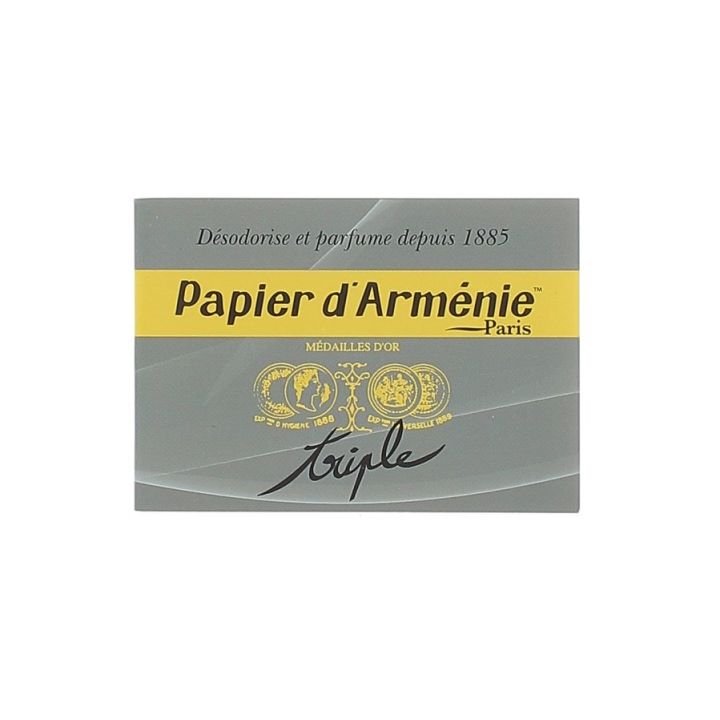 Papier d'arm&eacute;nie triple carnet - 36 lamelles