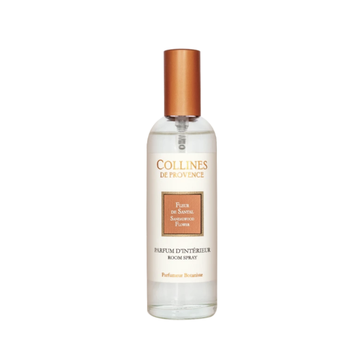 Parfum d'int&eacute;rieur Fleur de Santal Collines de Provence - spray de 100ml