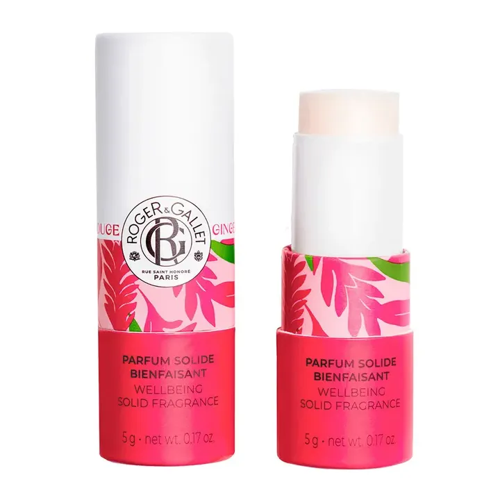 Parfum solide bienfaisant gingembre rouge Roger & Gallet - stick de 5g