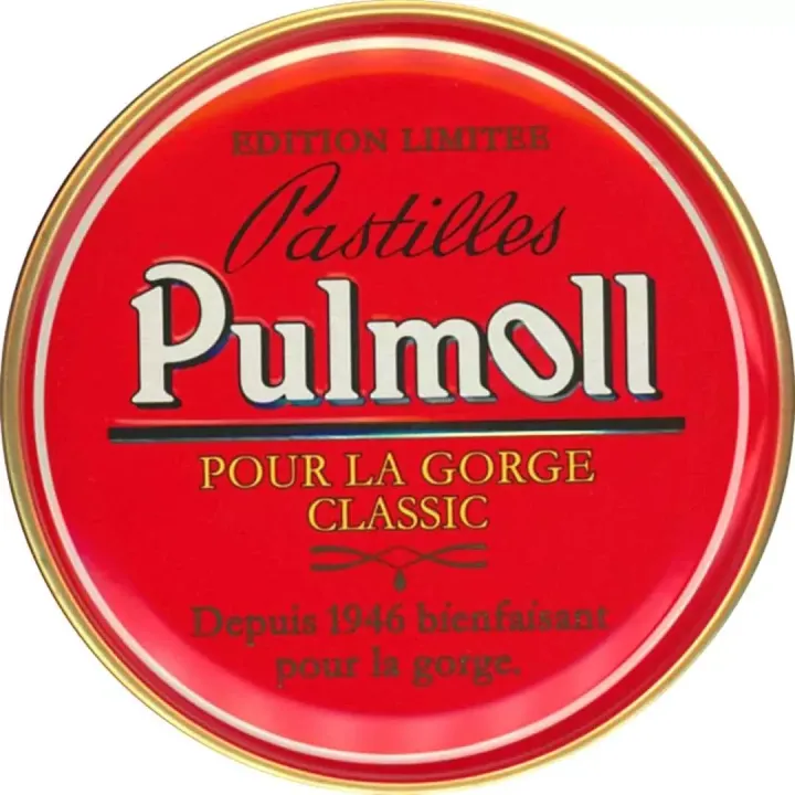 Pastilles Classic &eacute;dition r&eacute;tro Pulmoll - bo&icirc;te de 75 g