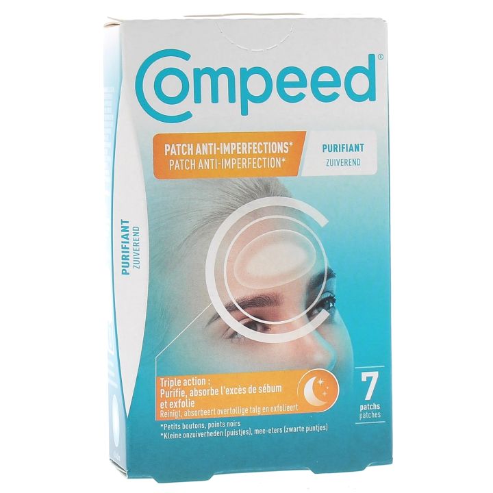 Patch anti-imperfections purifiant Compeed - bo&icirc;te de 7 patchs