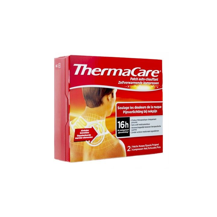 Patch auto-chauffant 8h nuque &eacute;paule poignet ThermaCare - 2 patchs