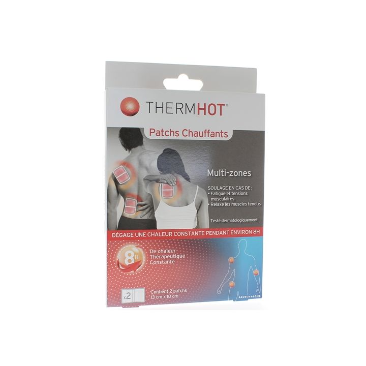 Patchs chauffant multi-zones Therm&deg;hot - bo&icirc;te de 2 patchs