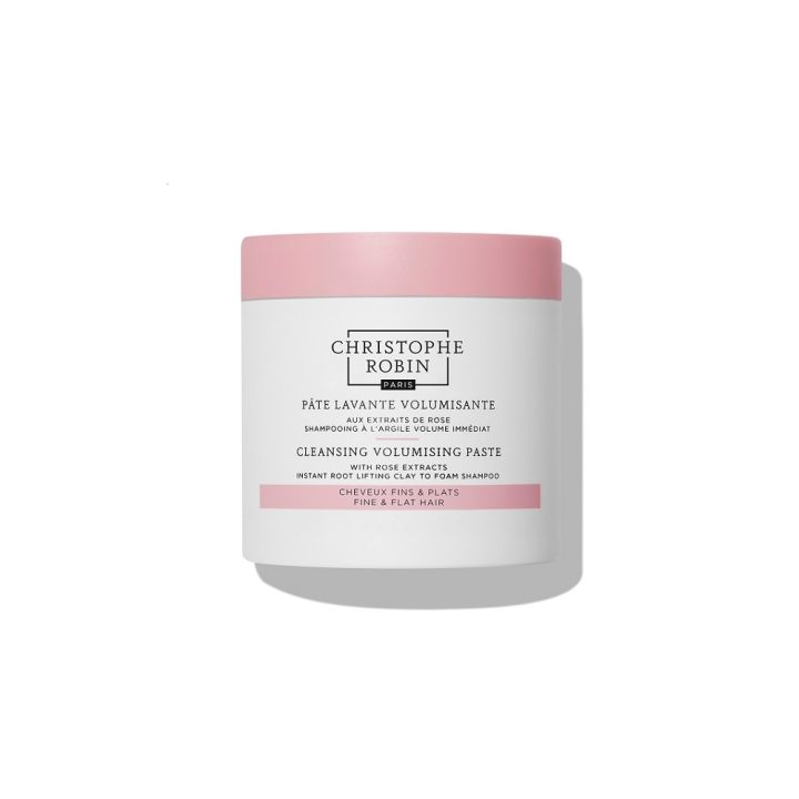 P&acirc;te lavante volumisante aux extraits de rose Christophe Robin - pot de 250ml