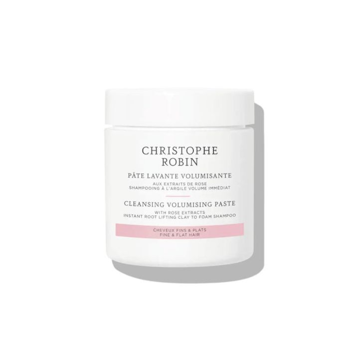 P&acirc;te lavante volumisante aux extraits de rose Christophe Robin - pot de 75ml