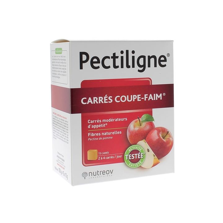 Pectiligne coupe faim Nutreov - boite de 15 carr&eacute;s