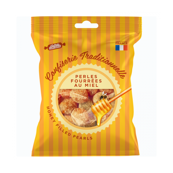 Perles fourr&eacute;es au miel Ma petite confiserie - sachet de 100 g