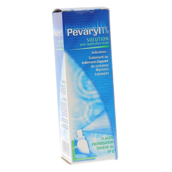 Pevaryl 1% solution pour application locale - flacon pulv&eacute;risateur doseur de 30g