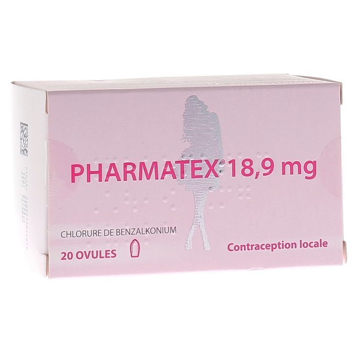 Pharmatex 18,9 mg - bo&icirc;te de 20 ovules