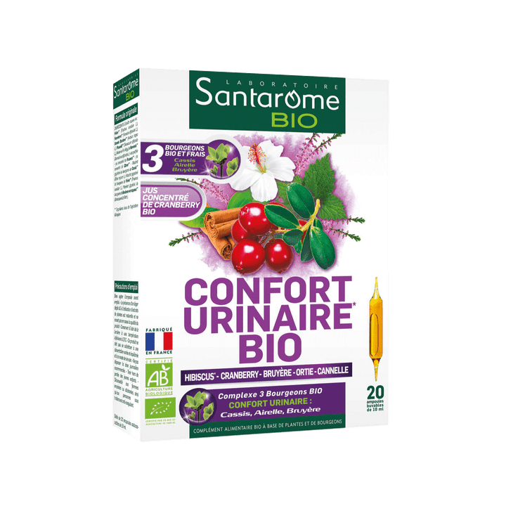 Phyto Confort Urinaire Bio Santarome Bio - bo&icirc;te de 20 ampoules